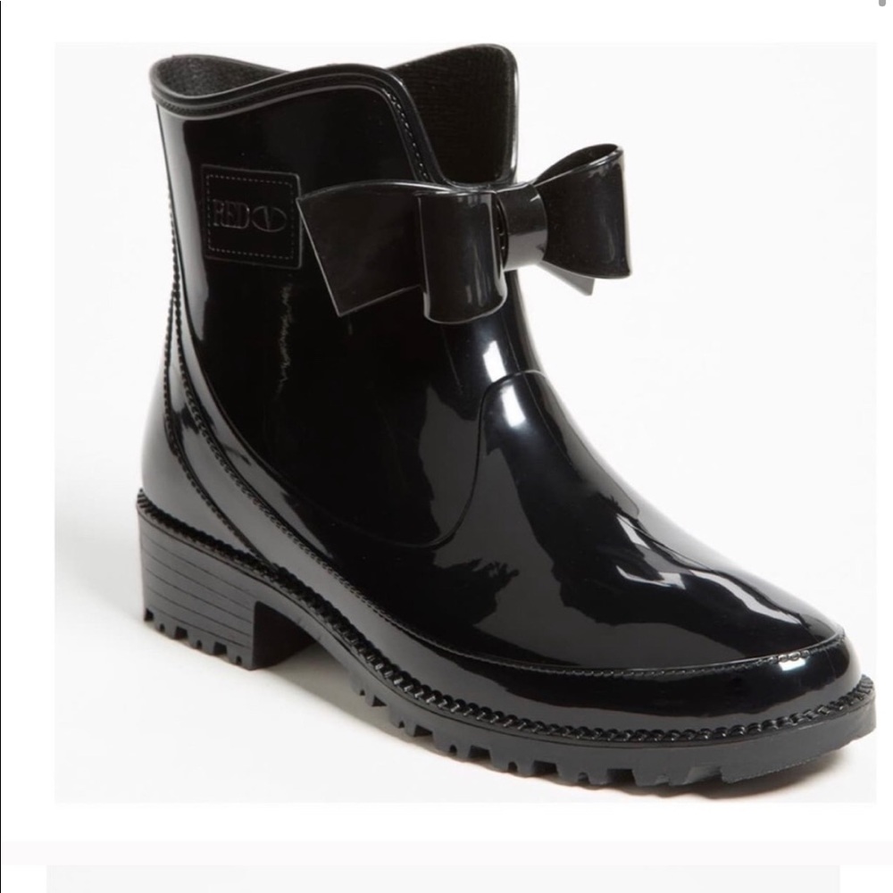 Red Valentino Rain Bow Boots